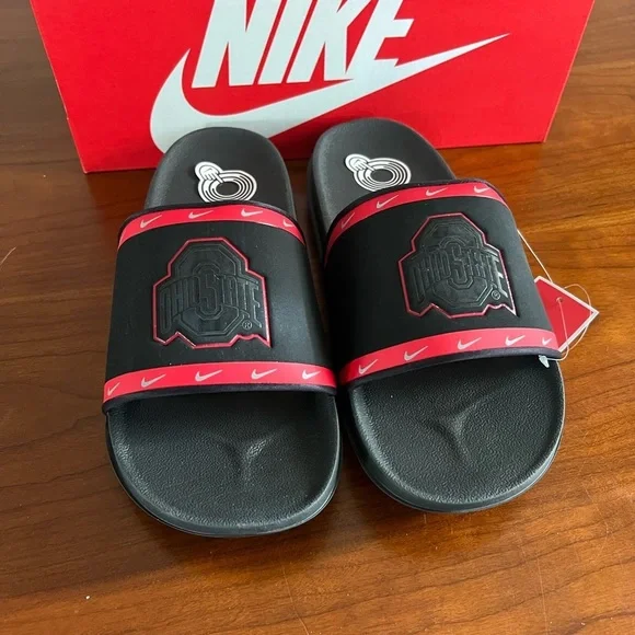 Ohio State Buckeyes Nike Offcourt Slides osu mens slides sandals DD0534-001 - Picture 1 of 7